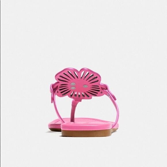 10 COACH JULIA SANDALS In color Petunia Pink (nib) - Picture 4 of 11